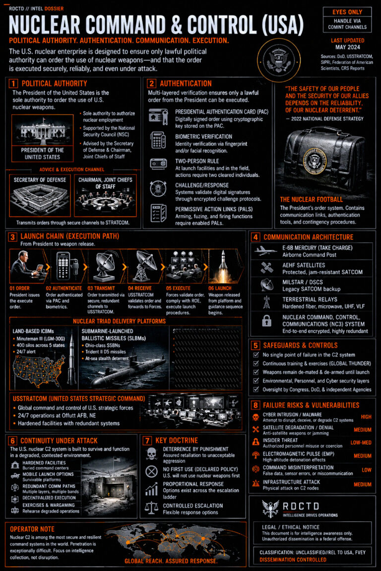 Nuclear Command and Control Infographic PDF | RDCTD Tradecraft