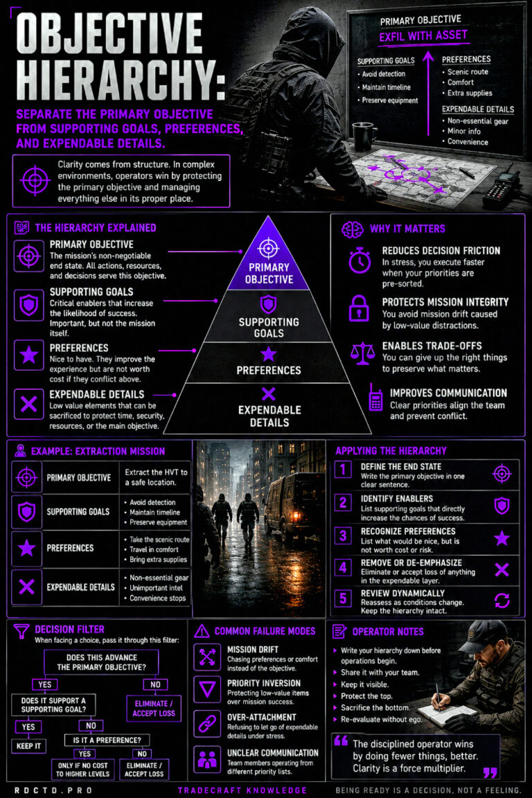 Objective Hierarchy Infographic PDF | RDCTD Tradecraft