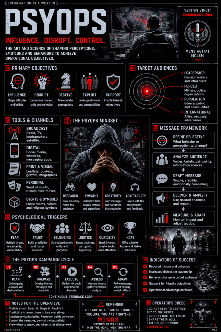 PSYOPS Infographic PDF | RDCTD Tradecraft