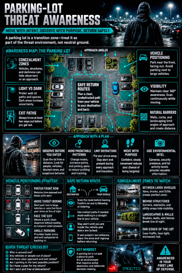 Parking Lot Threat Awareness Infographic PDF | RDCTD Tradecraft