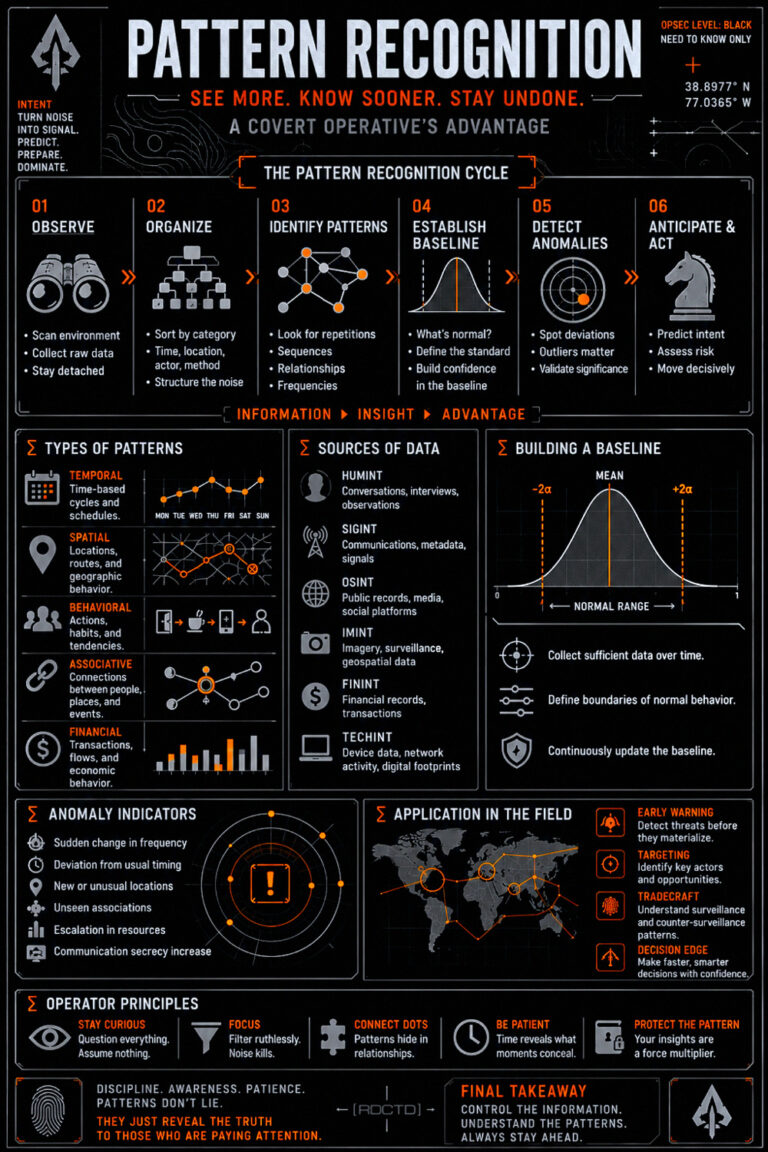 Pattern Recognition Infographic | RDCTD Tradecraft