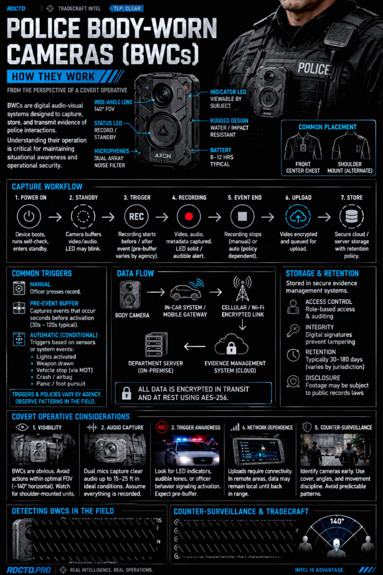 Police Body-Worn Cameras Infographic PDF | RDCTD Tradecraft