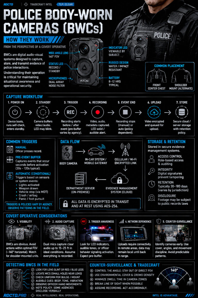 Police Body-Worn Cameras Infographic PDF | RDCTD Tradecraft