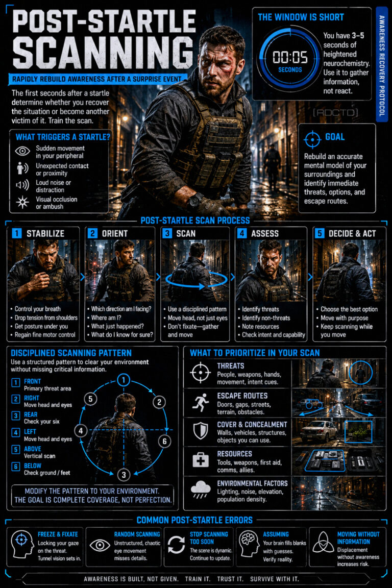 Post-Startle Scanning Method 554 Infographic PDF | RDCTD Tradecraft