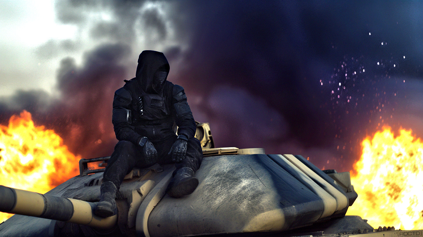 Protect Your Future - Covert Operative on a Tank in Battle | RDCTD Tradecraft