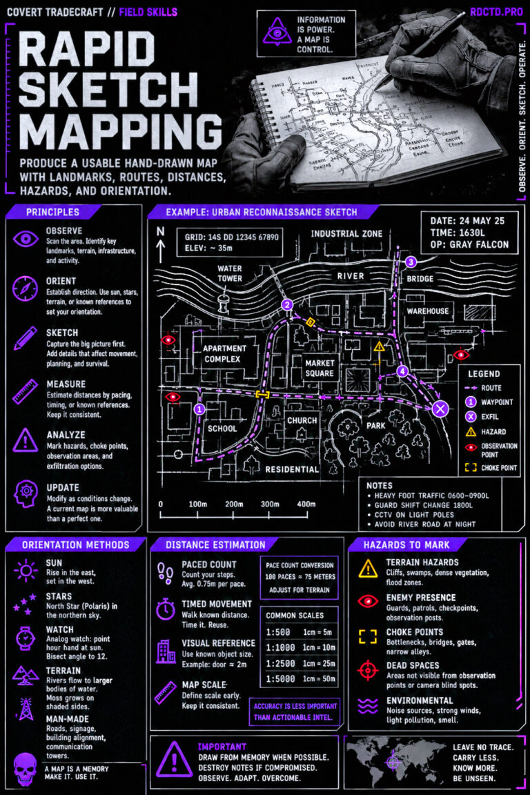 Rapid Sketch Mapping Infographic PDF | RDCTD Tradecraft