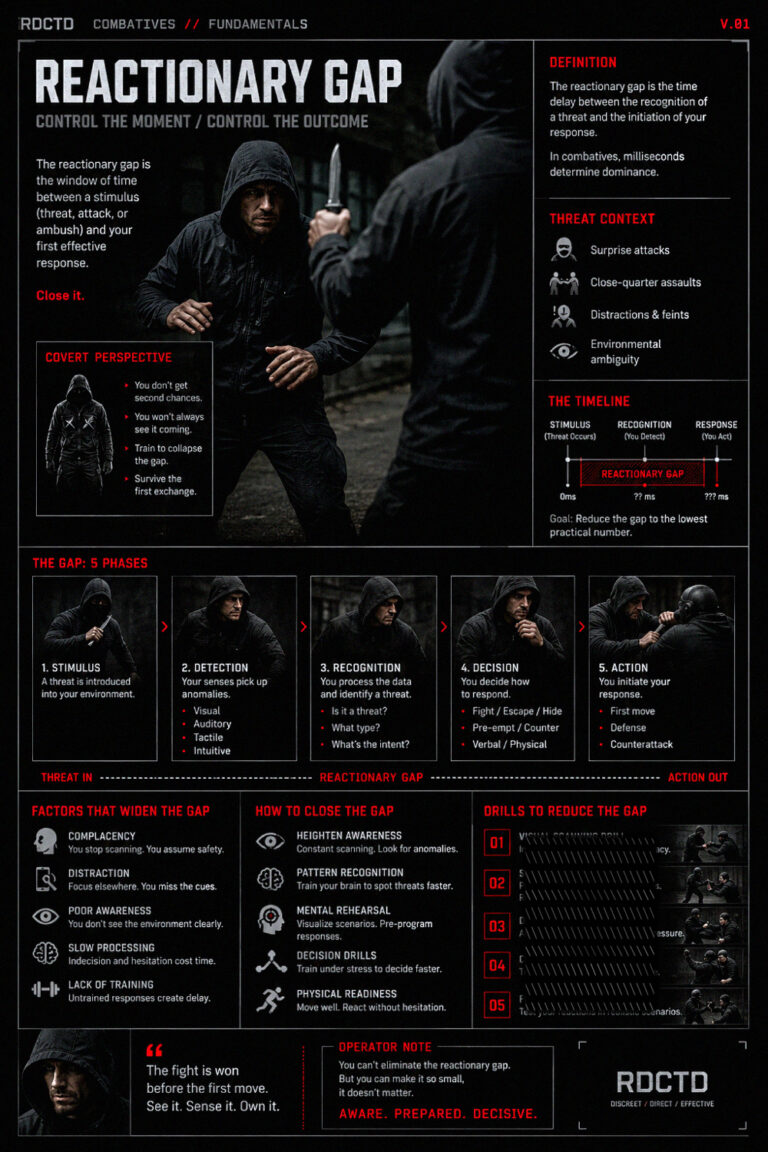 Reactionary Gap Infographic | RDCTD Tradecraft