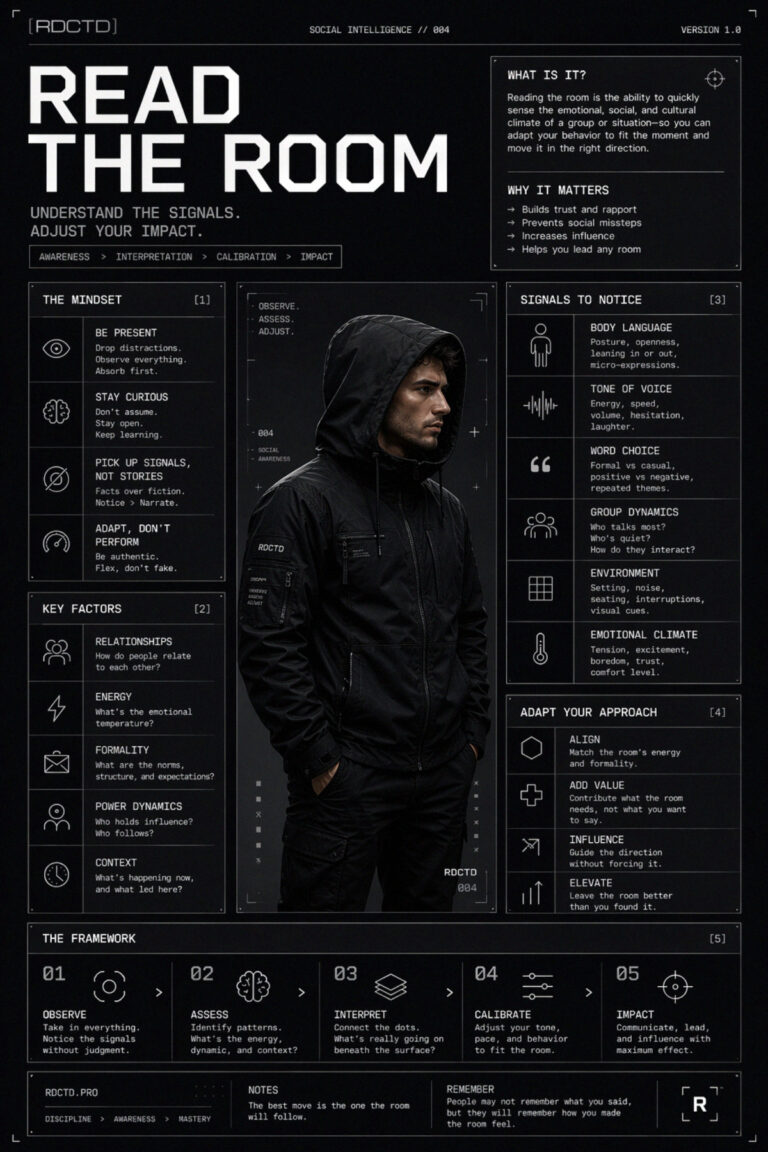 Read The Room Infographic | RDCTD Tradecraft