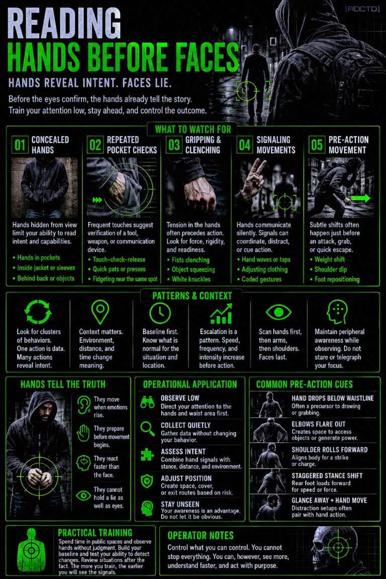 Reading Hands Tactical Infographic PDF | RDCTD Tradecraft