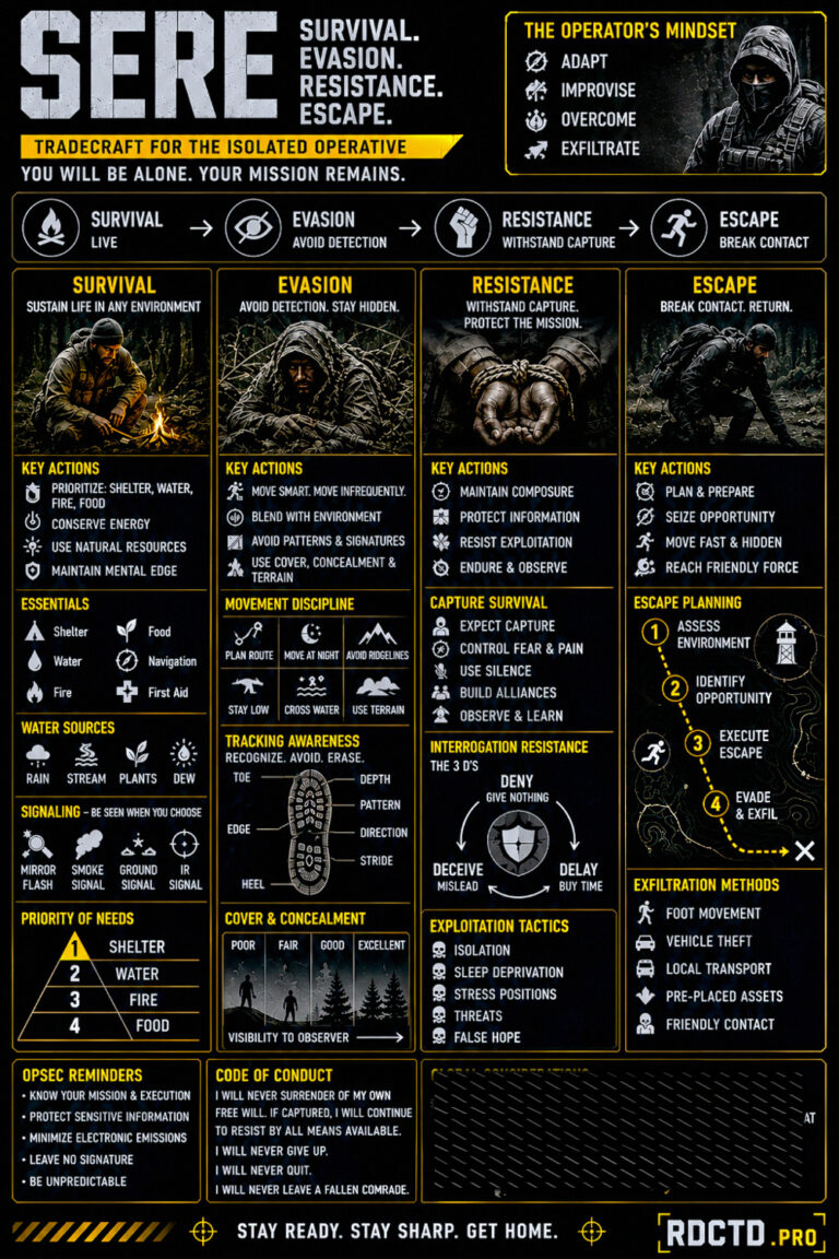 SERE Infographic PDF | RDCTD Tradecraft