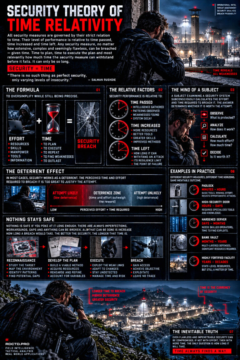 Security Theory of Time Relativity Infographic PDF | RDCTD Tradecraft