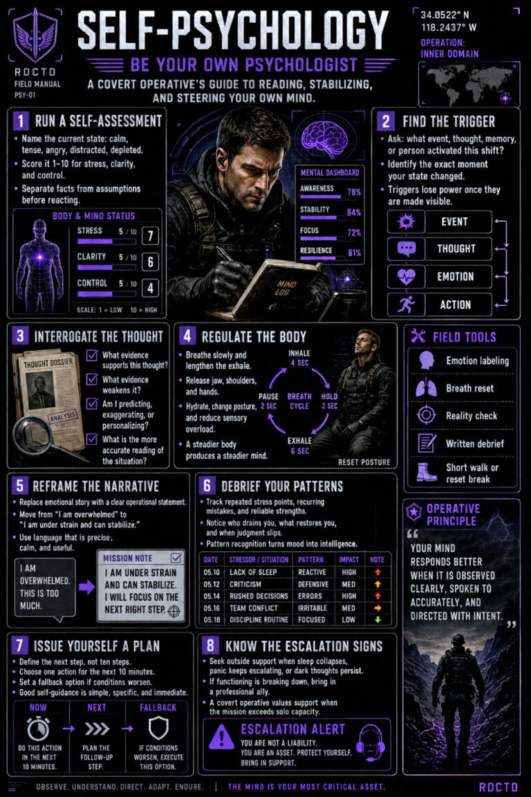 Self-Psychology Infographic PDF | RDCTD Tradecraft