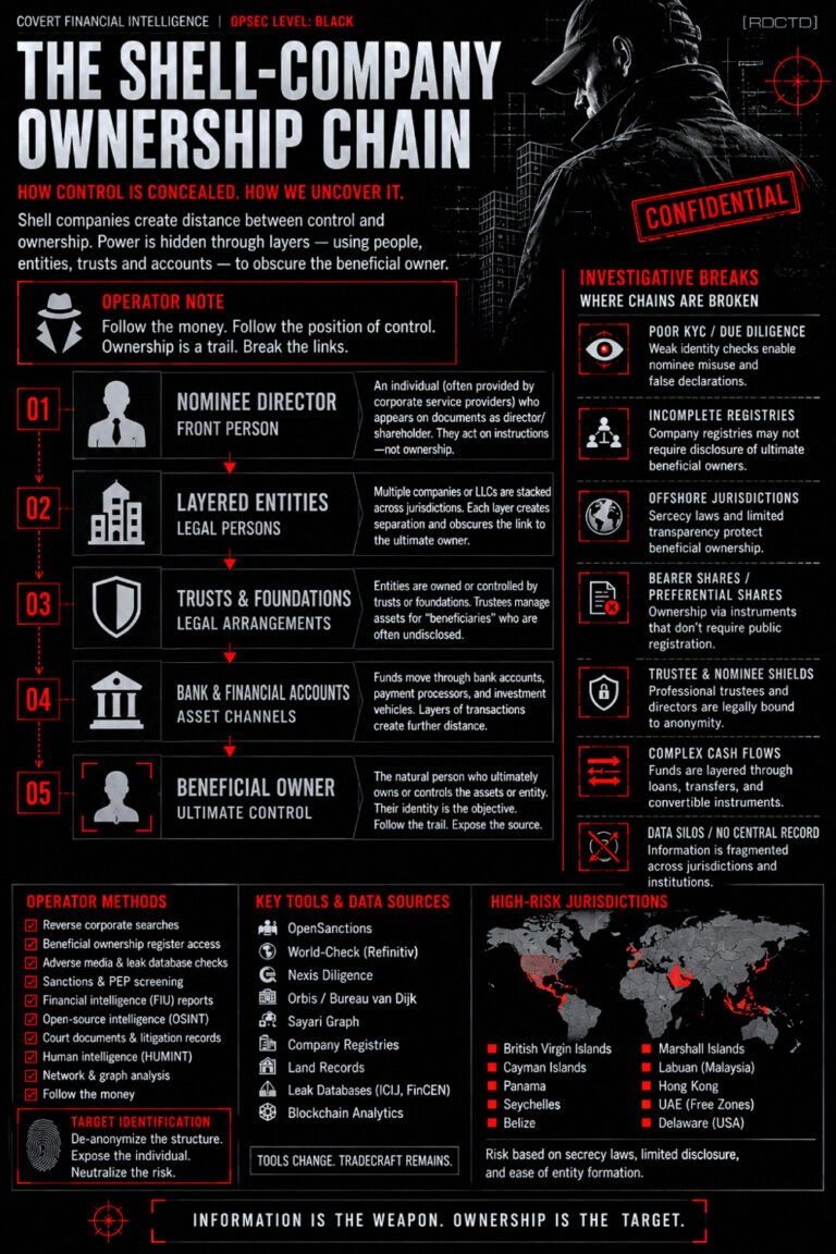 Shell-Company Guide Infographic PDF | RDCTD Tradecraft