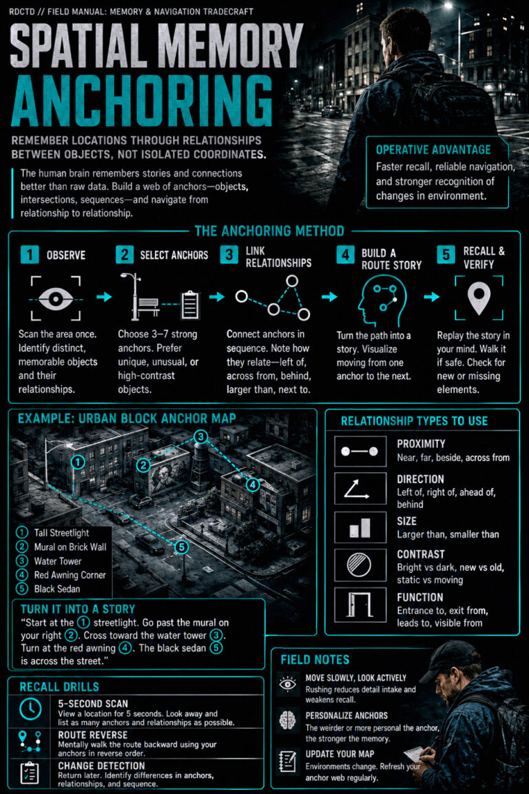 Spatial Memory Anchoring 564 Infographic PDF | RDCTD Tradecraft