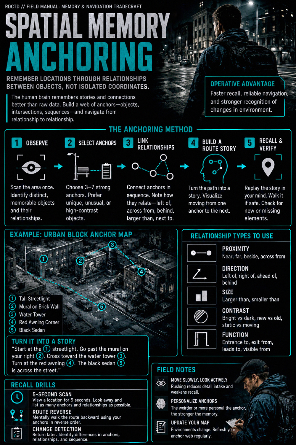 Spatial Memory Anchoring 564 Infographic PDF | RDCTD Tradecraft