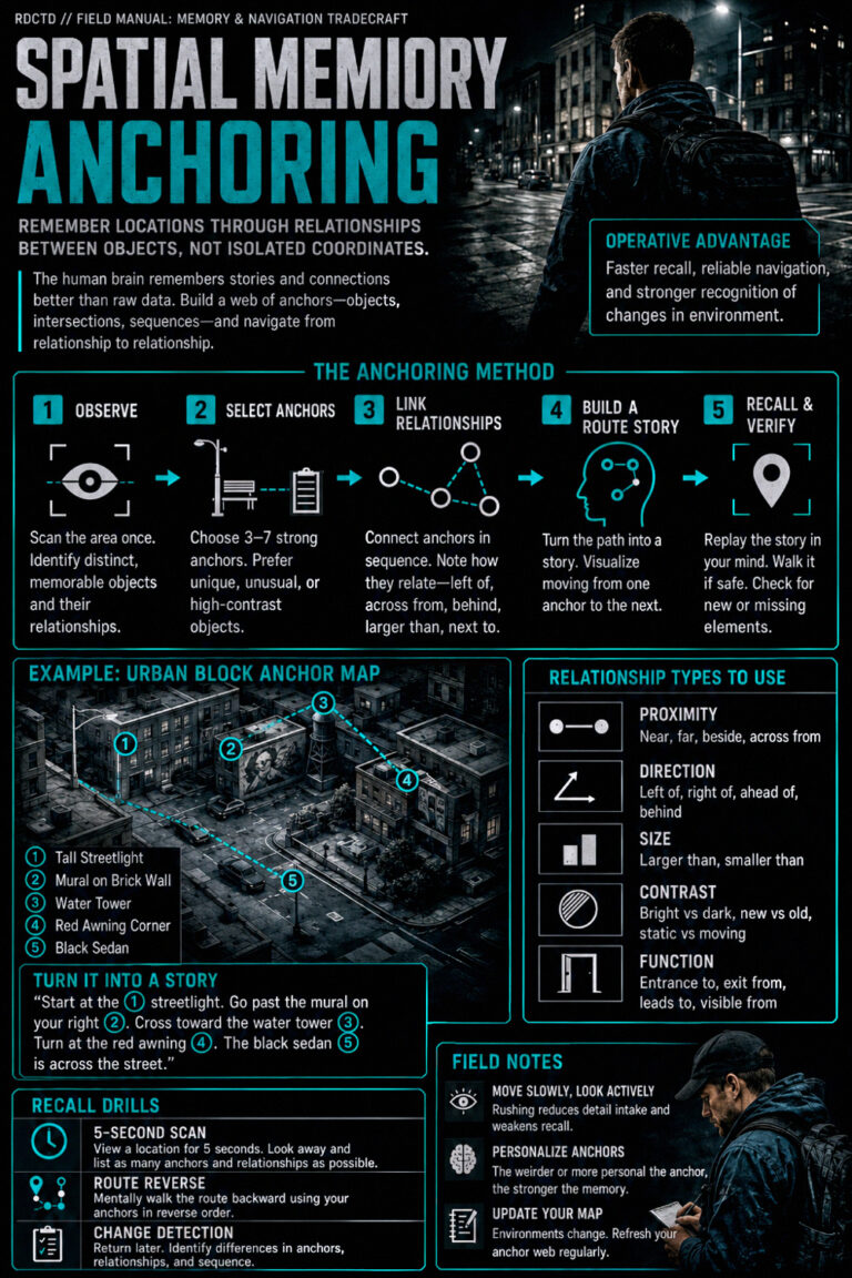 Spatial Memory Anchoring 564 Infographic PDF | RDCTD Tradecraft