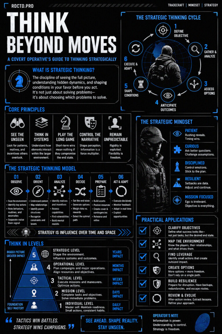 Strategic Thinking Infographic | RDCTD Tradecraft