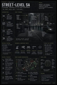Street-Level Situational Awareness infographic | RDCTD Tradecraft
