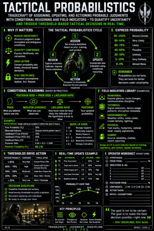 Tactical Probabalistics Infographic PDF | RDCTD Tradecraft