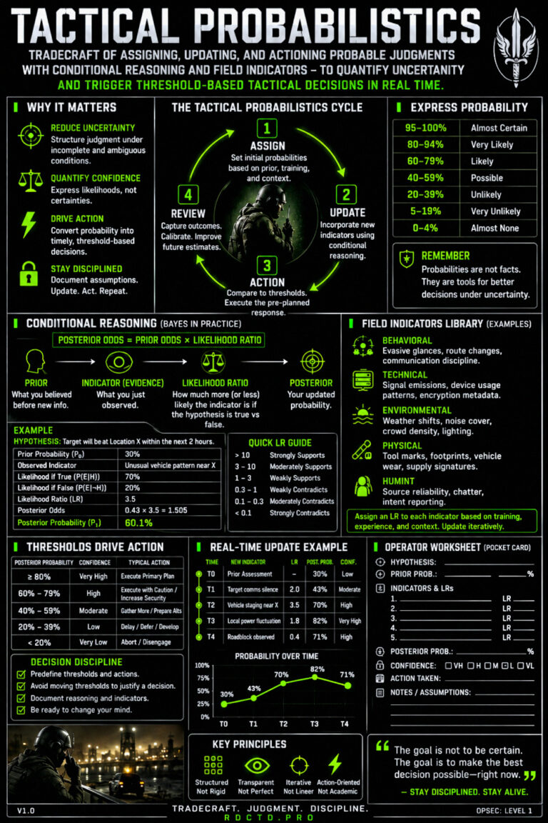 Tactical Probabalistics Infographic PDF | RDCTD Tradecraft