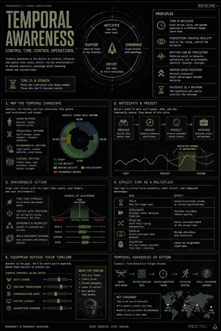 Temporal Awareness Infographic | RDCTD Tradecraft