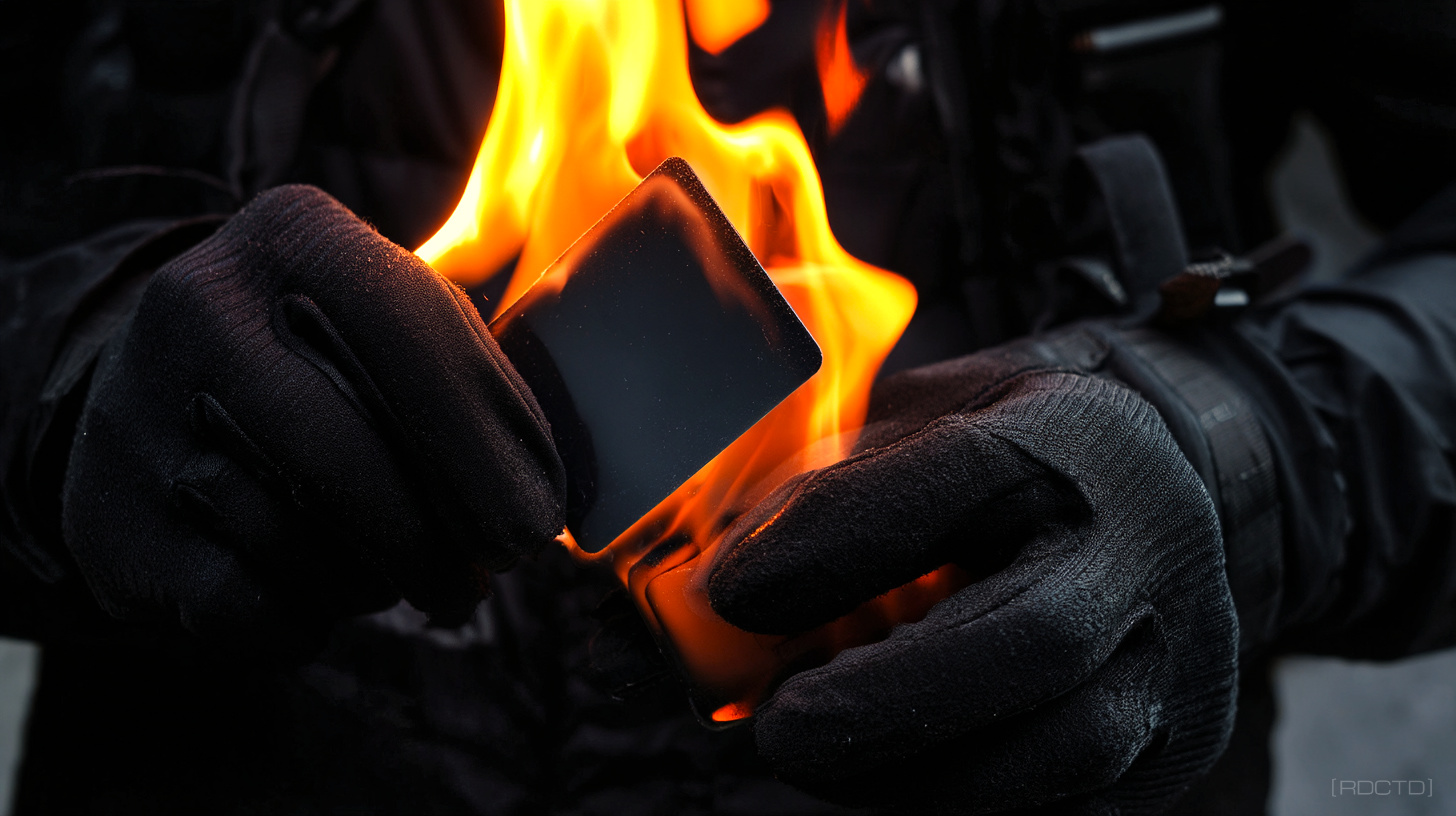The Burn Protocol - Covert Operative Destroying an ID Card | RDCTD Tradecraft
