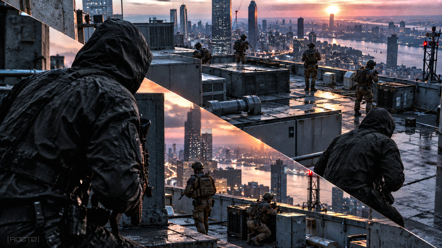 The Countermove Test - Covert Operative Engaging Enemy Soldiers on a Rooftop | RDCTD Tradecraft