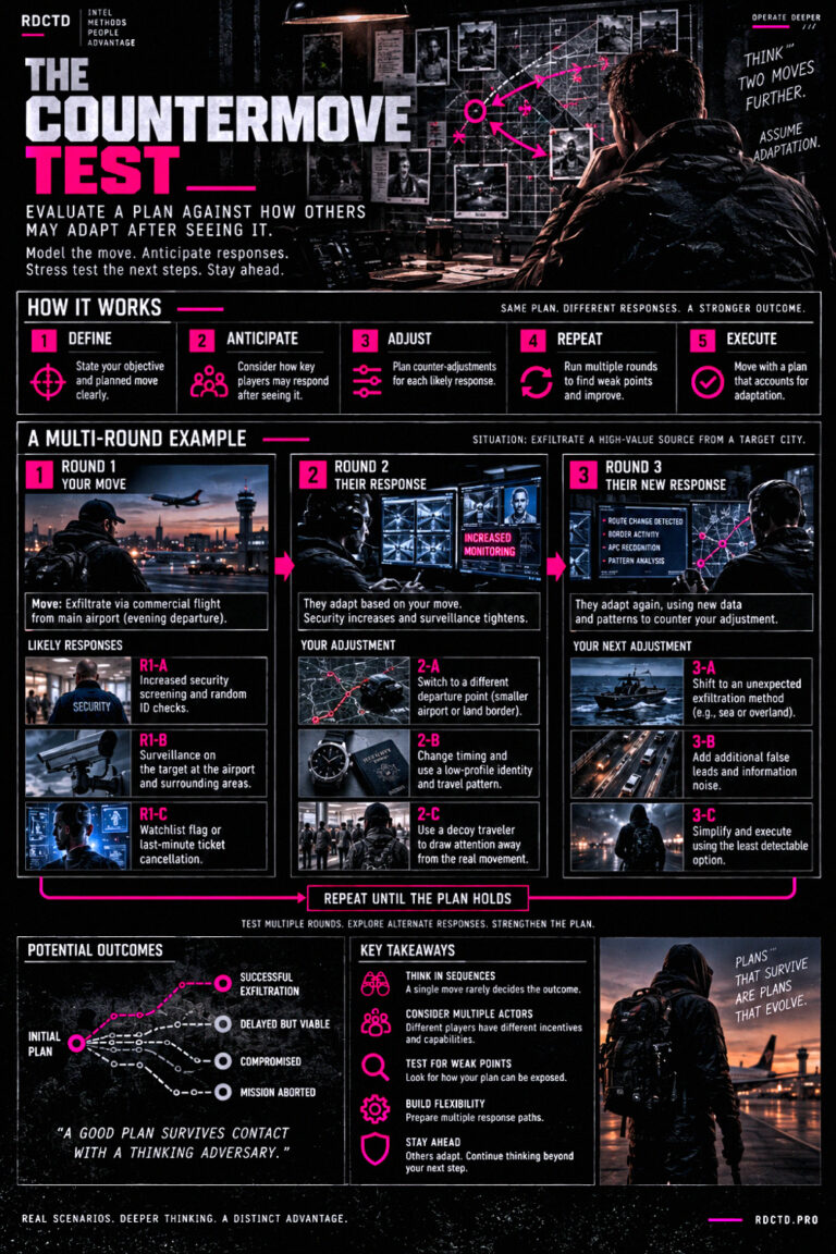 The Countermove Test Infographic PDF | RDCTD Tradecraft