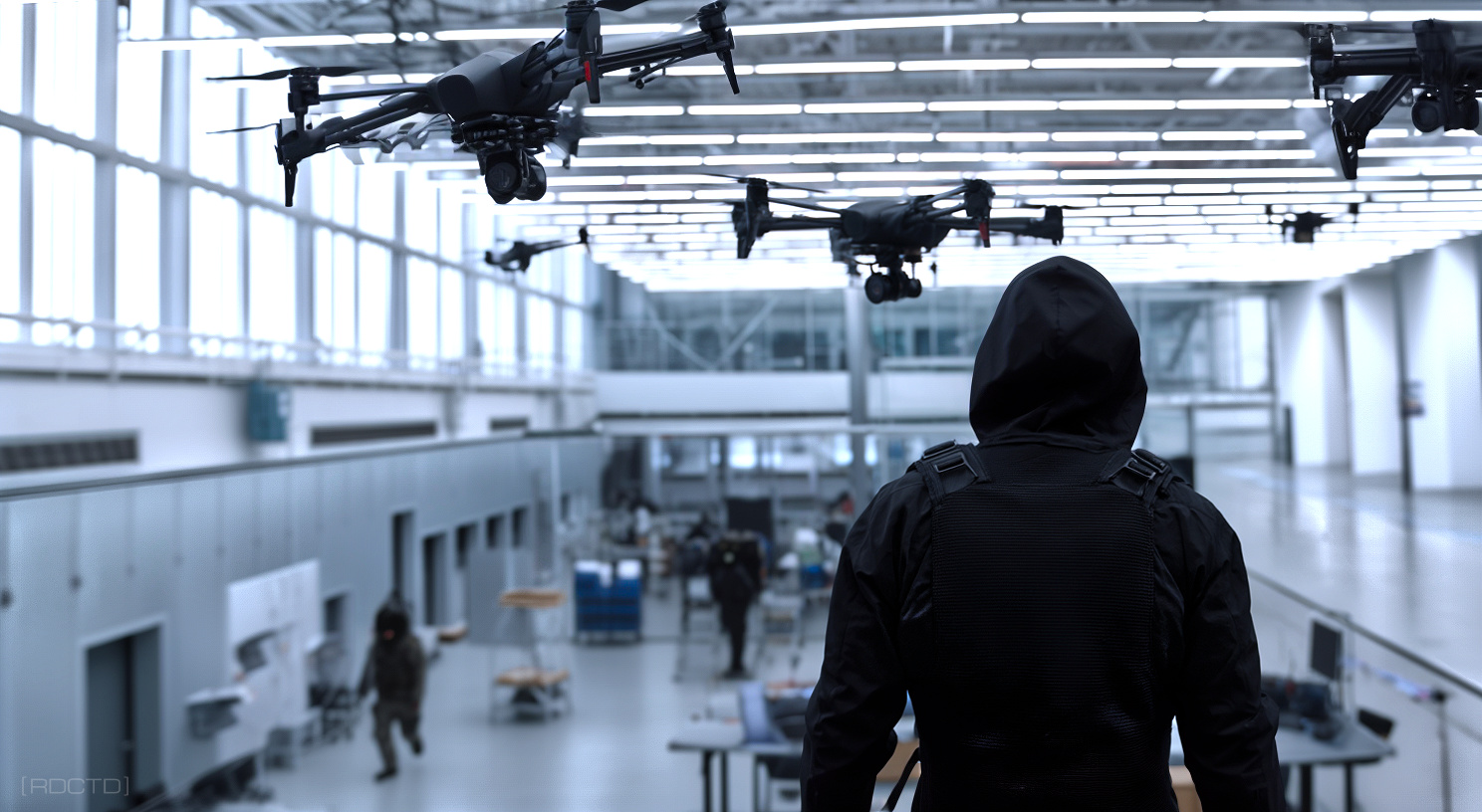 The Five Principles of Patrolling - Covert operative with drones in a lab | RDCTD Tradecraft