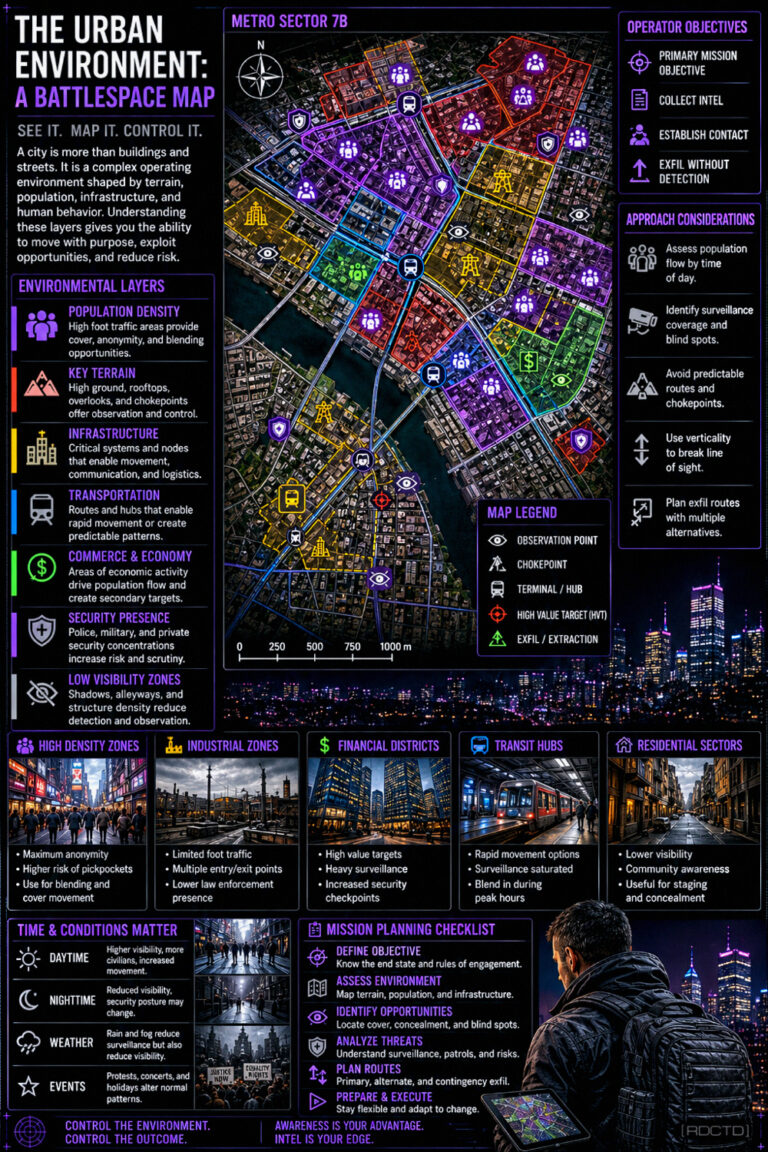 The Urban Environment – a Battlespace Map 443 Infographic PDF | RDCTD Tradecraft