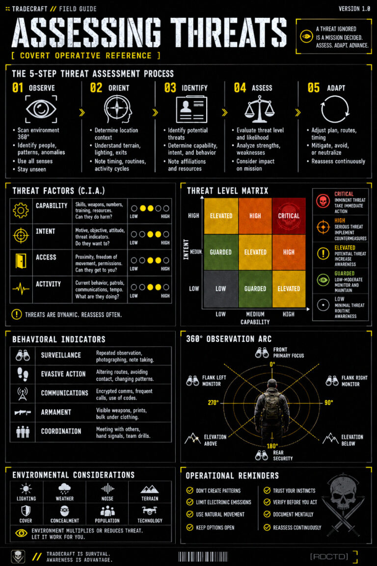Threat Assessment Infographic | RDCTD Tradecraft