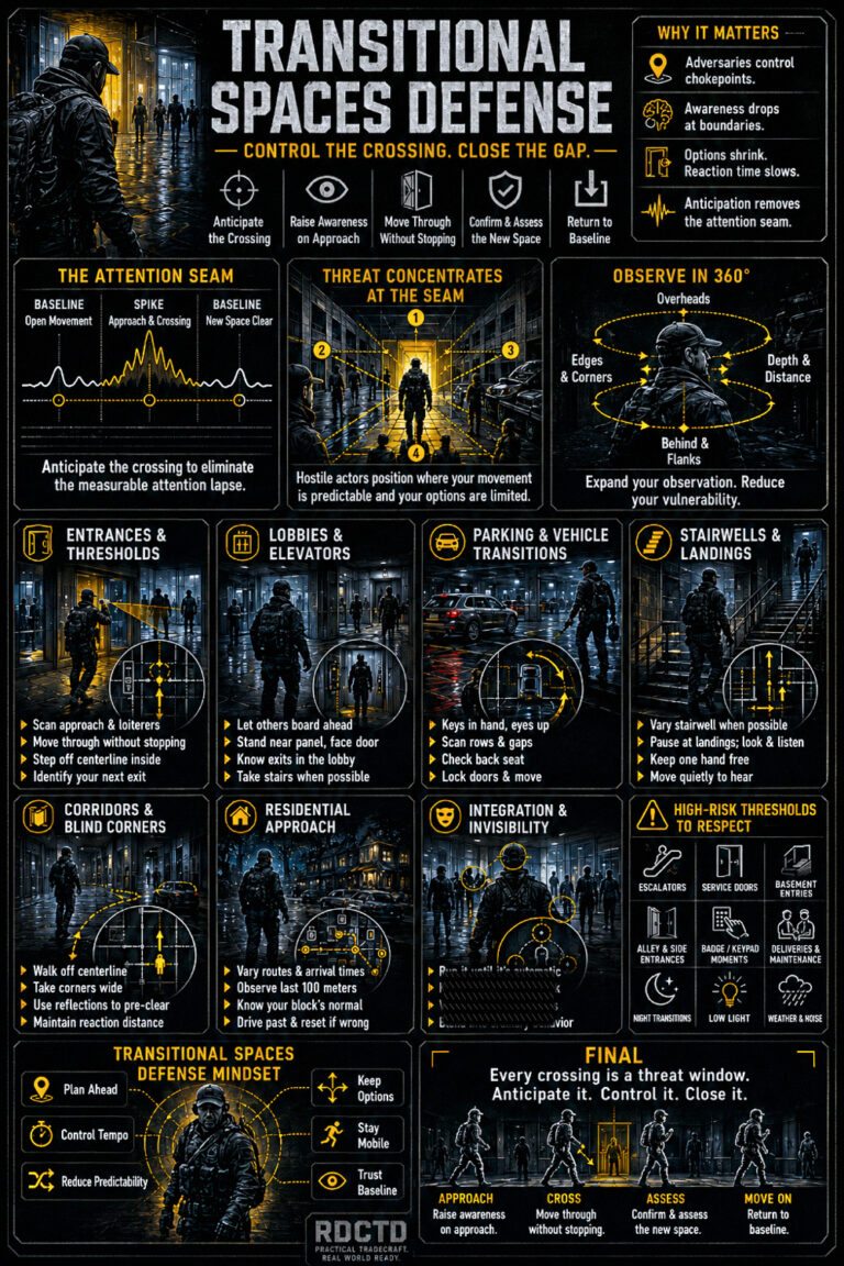 Transitional Spaces Defense Infographic | RDCTD Tradecraft