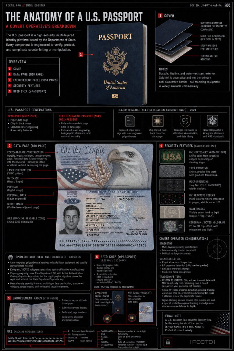 US Passport Infographic | RDCTD Tradecraft