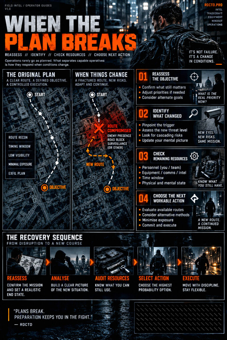 When The Plan Breaks Infographic PDF | RDCTD Tradecraft
