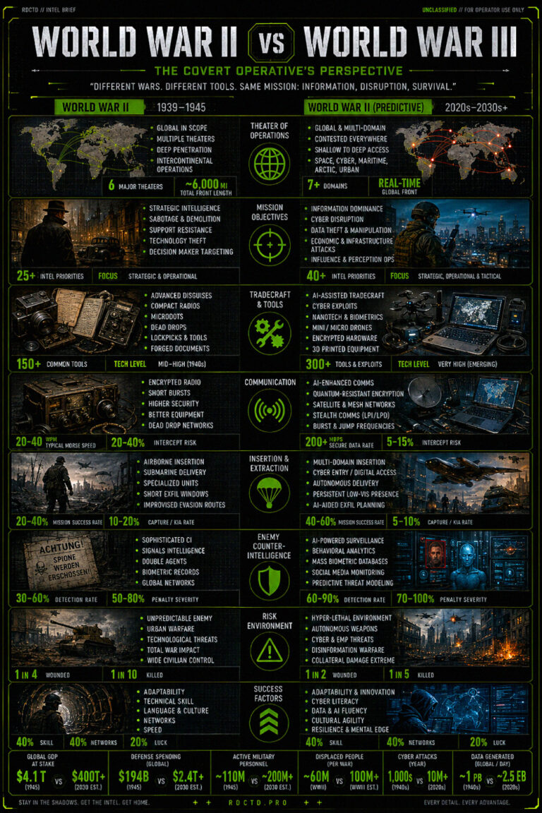 World War 2 versus World War 3 Infographic | RDCTD Tradecraft