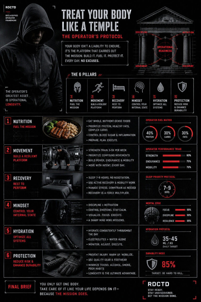 Your Body is a Temple Infographic | RDCTD Tradecraft